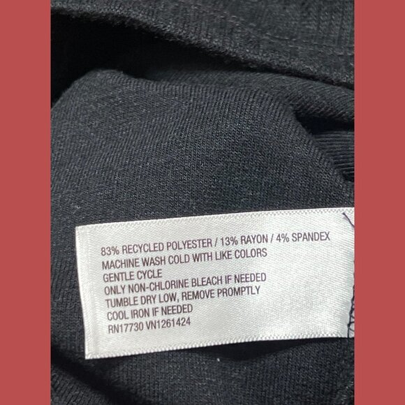 Wild Fable - Women's Long Sleeve Pointelle T-Shirt - Black - XXL - Picture 8 of 12